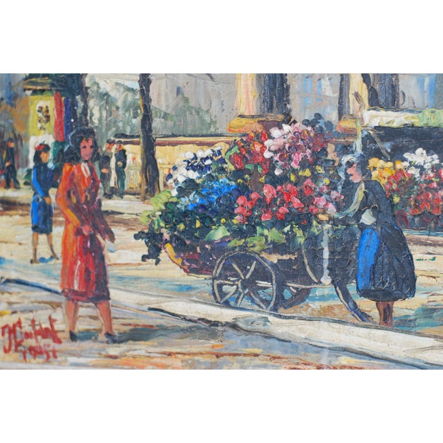 Impressionist Artist, Paris Montparnasse, 1920s, Oil Painting on Canvas, Framed For Sale - Image 4 of 11