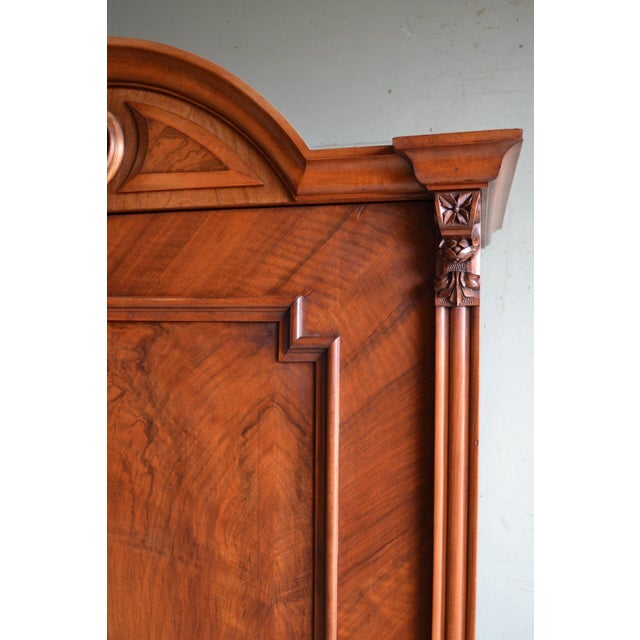 Art Deco Mahogany 1-Door Arch Cupboard For Sale - Image 5 of 10