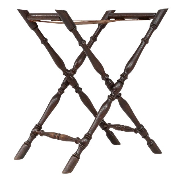 1900s French Butler Tray Stand For Sale