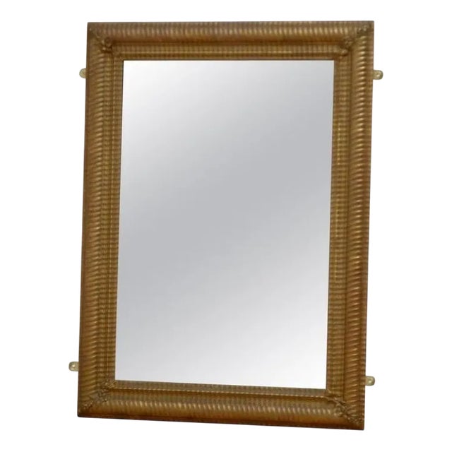 Antique French Gilded Mirror, 1800s For Sale