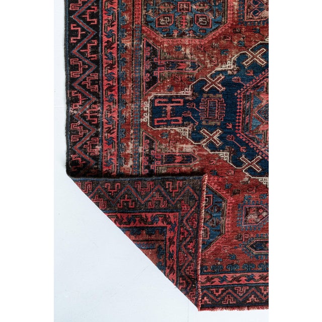 Textile Antique Soumak Scatter Rug For Sale - Image 7 of 11