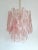 Pink Murano Glass "Spider" Sputnik Chandelier in Pink and White For Sale - Image 8 of 8