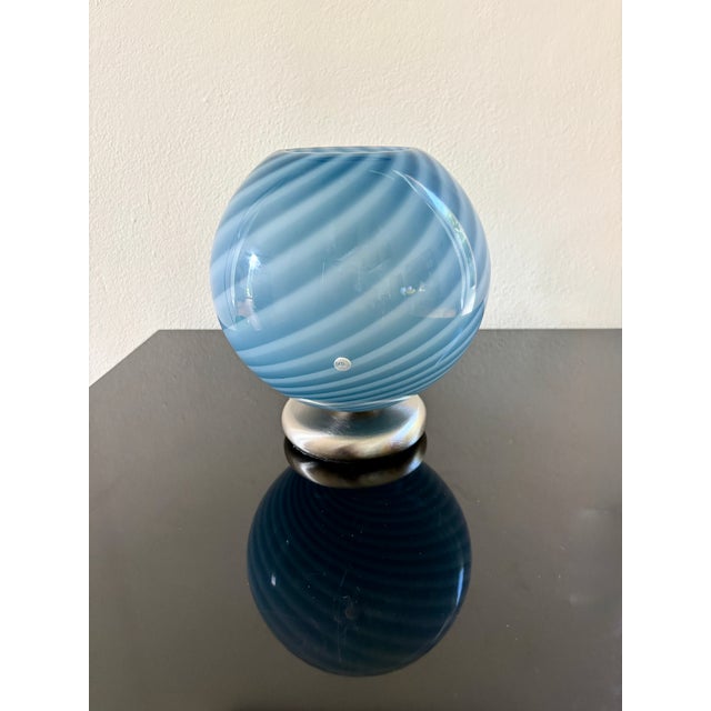 Acquarius 20 Table Lamp in Swirl Glass Rigadin Murano Glass from La Murrina, 1990s For Sale - Image 10 of 13