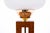 Wood 20th Century Art Deco Lamps, Poland, 1950s, Set of 2 For Sale - Image 7 of 9