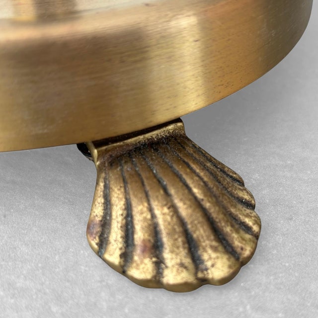 Mid-Century Brass and Silk Floor Lamp from Upsala Armaturfabrik, Sweden, 1960s For Sale - Image 11 of 12