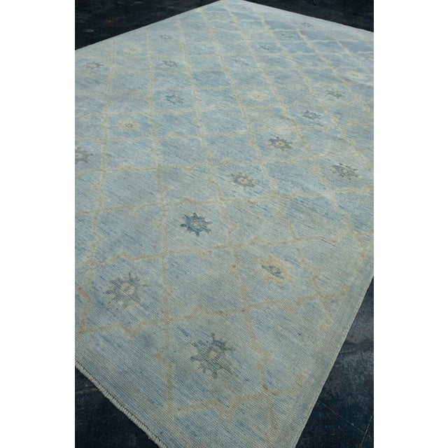 Turkish Turkish Oushak Runner Rug 2'10" x 16'3" #17841 For Sale - Image 3 of 8