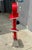 Large Modernist Polychromed Aluminum Sculture Signed sold as found estate fresh. We cant decipher the signature.