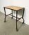 Industrial Side Table on Wheels, 1960s For Sale - Image 4 of 11