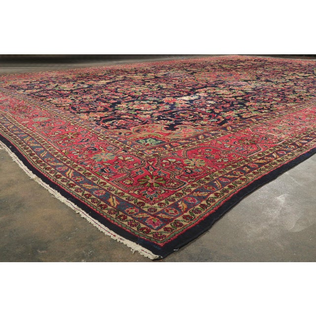 Antique Persian Malayer Rug, 12'08 X 20'05 For Sale - Image 10 of 12