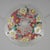 French Art Deco Pendant Light by Loys Lucha 1930s - Pink Enameled Floral Bowl For Sale - Image 9 of 13