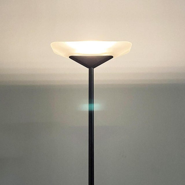 Metal and Glass Floor Lamp by Vincenzo Missanelli for Ladue, 1980s For Sale - Image 14 of 17
