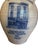 Late 20th Century Rowe Pottery 2 Gallon Salt Glazed Stoneware Jug – Stitchin’ Post Salisbury Nc Commemorative For Sale - Image 5 of 9