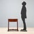 Luigi Filippo work table, crafted in Italy in the mid-19th century, veneered in walnut burr. The hinged, lift-top conceals...