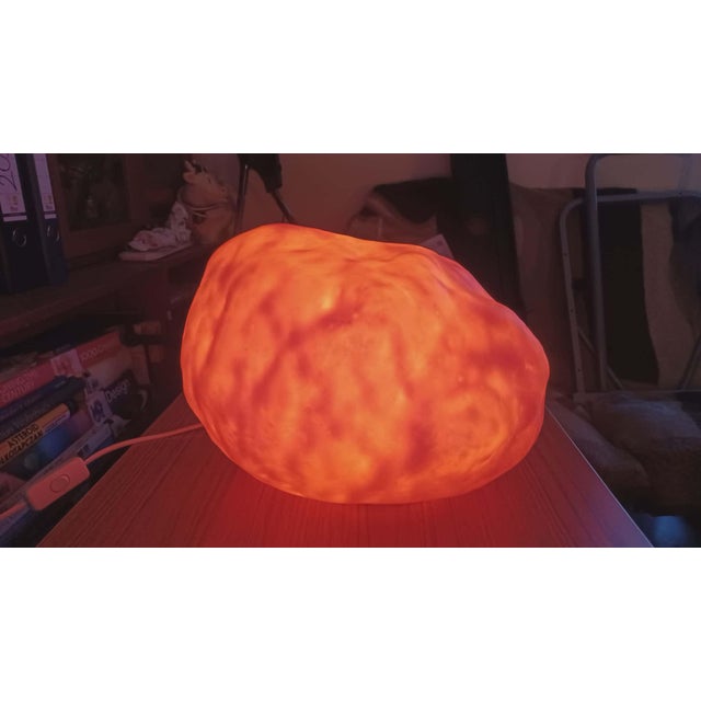 Stone-Effect Lamp from Heico, 1980s For Sale - Image 10 of 11