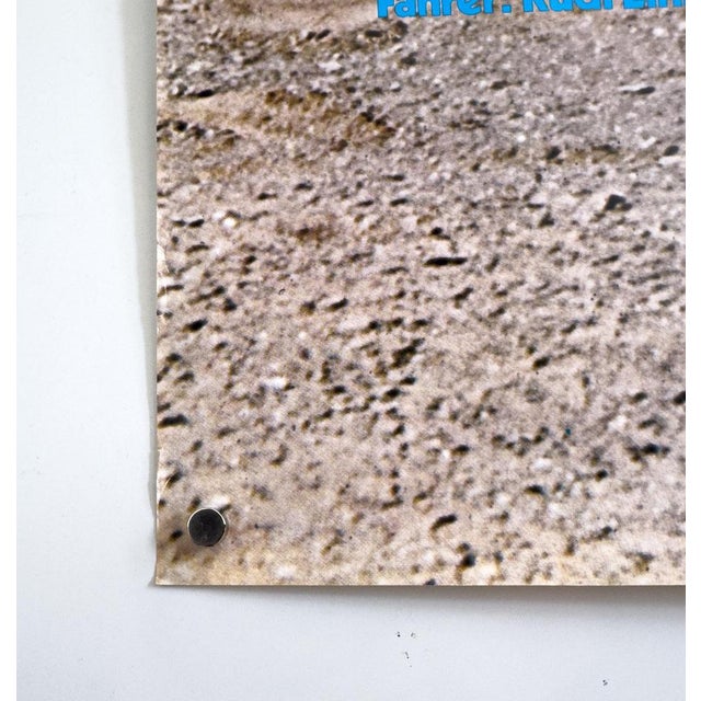 Porsche 924 Around the World in 28 DaysOriginal Porsche Poster, 1977 For Sale - Image 6 of 10