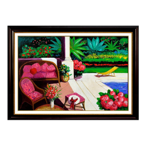 Late 20th Century The Pool Deck, Denis Paul Noyer
