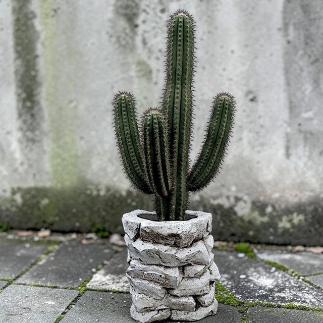 A cylindrical plant holder for using as a riser for a statue or plant holder. It's perfect to use as a "sleeve" that an...