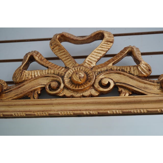 Decorative Crafts Gold Frame Designer Mirror For Sale - Image 9 of 12