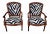 Brown Pair of Italian Louis XVI Period Walnut Fauteuils en Cabriolet For Sale - Image 8 of 16