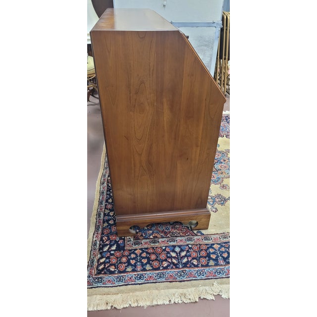 Wood Fine Vintage Stickley Cherry Desk For Sale - Image 7 of 13
