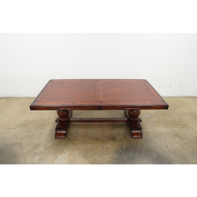 Vintage Bernadette Livingston Rustic Luxury Furniture Dining Table For Sale In Austin - Image 6 of 14