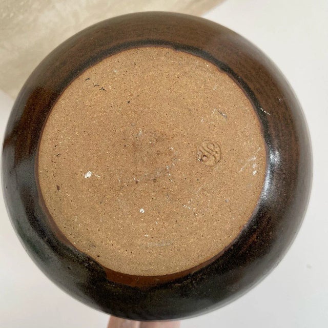 Ceramic Brookhouse Pottery Rounded Base Vase / Vessel from David Frith Studio For Sale - Image 7 of 11
