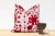 Red Red-Violet Suzani Euro Pillow For Sale - Image 8 of 8