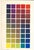 1960s painting paper of a color chart by an art student. Unsigned. Combined shipping available, please inquire.
