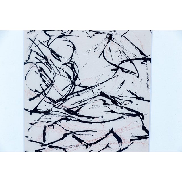 Elizabeth Erlanger Signed Abstract Mixed-Media New York School Modernism For Sale In Portland, ME - Image 6 of 10