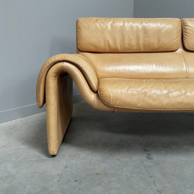 DS2011 Leather Sofas from de Sede, 1980s, Set of 2 For Sale - Image 4 of 10