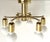 Hollywood Regency Space Age Brass Ceiling Light For Sale - Image 11 of 11