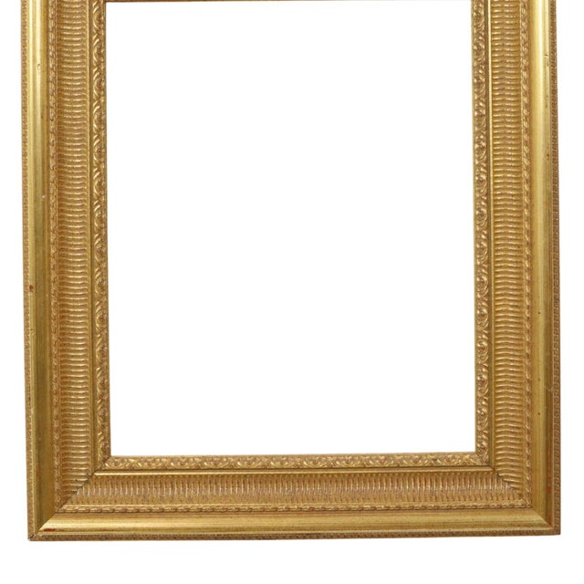 Gold-Colored Wooden Frame For Sale - Image 4 of 15