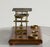 Antique English Brass & Oak Postal Letter Scale With Original Weights, Early 20th Century For Sale - Image 4 of 6