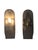 Vintage Space Age Wall Lamps in Smoked Glass, 1970s, Set of 2 For Sale - Image 4 of 15