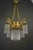 Art Deco Chandelier with Glass Sticks, Vienna, 1920s For Sale - Image 4 of 18