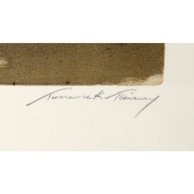 1970s "Reflecting Thoughts About Remembering" - Monoprint For Sale - Image 5 of 6