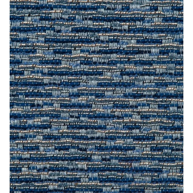 Traditional Sample - The House of Scalamandré Rocket Fabric, Navy For Sale - Image 3 of 3