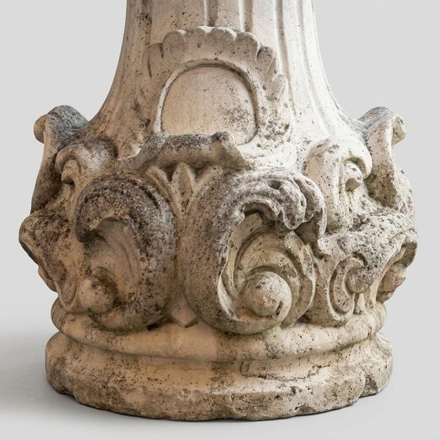 Stone Reconstituted Stone Garden Set, 1970s, Set of 3 For Sale - Image 7 of 18