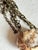 Early 21st Century Vintage Artisan Smoky Quartz Mixed Media Statement Necklace For Sale - Image 5 of 16
