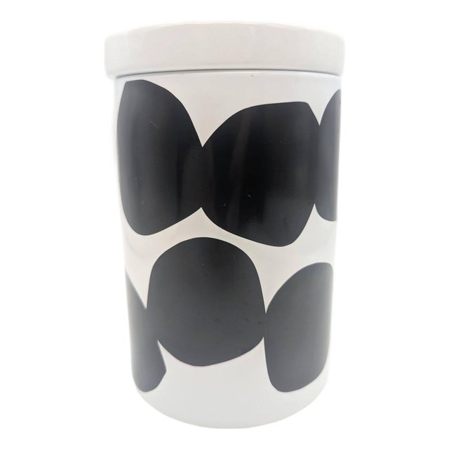 Marimekko Ceramic Kitchen Canister For Sale