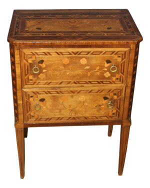 Italian Marquetry Commode, Early 19th Century