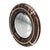 "Sparrow" Convex Wall Mirror with Bronze Details, Handmade Bizimyer Furniture. Unmatched. Unrivalled. Designed by Hasan...