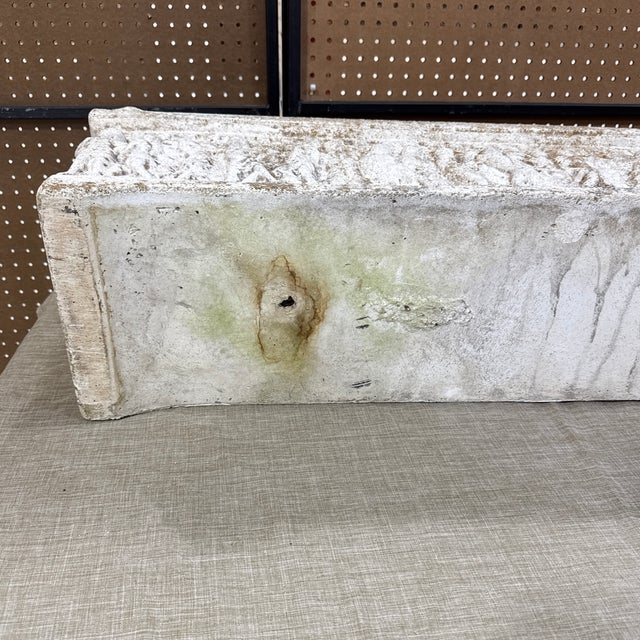 Sculpture Materials Pair of Neoclassical Architectural Relief Rectangular Planters / Window Boxes For Sale - Image 7 of 8