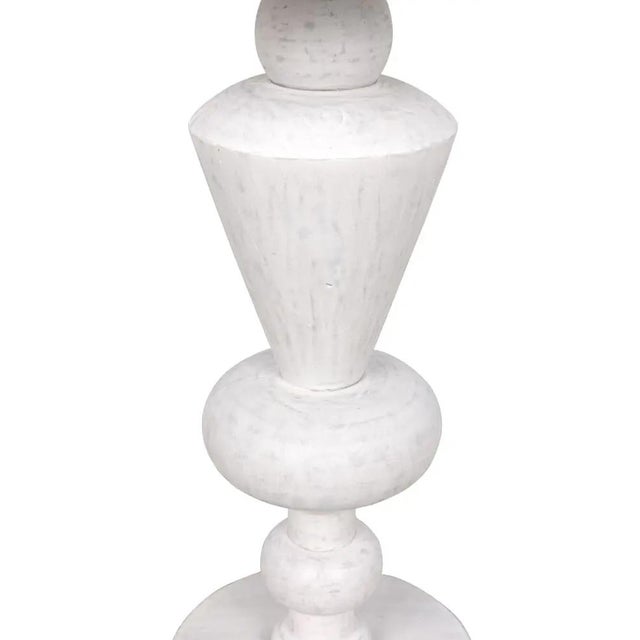 2020s NOIR Fenring Side Table, White Wash For Sale - Image 5 of 6