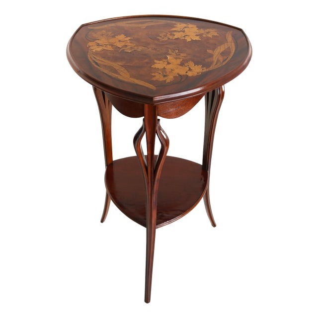 Antique French Art Nouveau Side Table by Louis Majorelle, 1900 For Sale