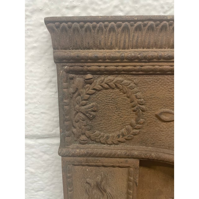 Late 18th Century Late 18th Century 31" X 30.5" Fireplace Surround and Insert For Sale - Image 5 of 11