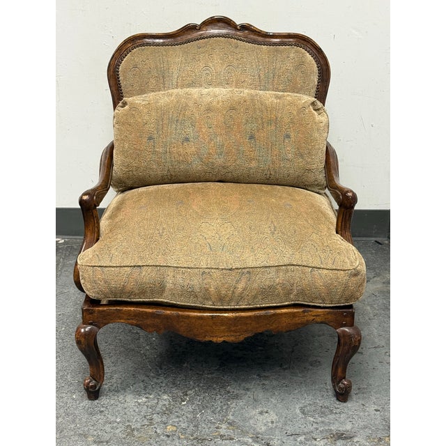 Wood Guy Chaddock Bespoke Bergère Chair For Sale - Image 7 of 12