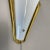 Gio Ponti Minimalist Brass and Acrylic Glass Wall Light in the style of Stilnovo, Italy, 1950s For Sale - Image 4 of 18