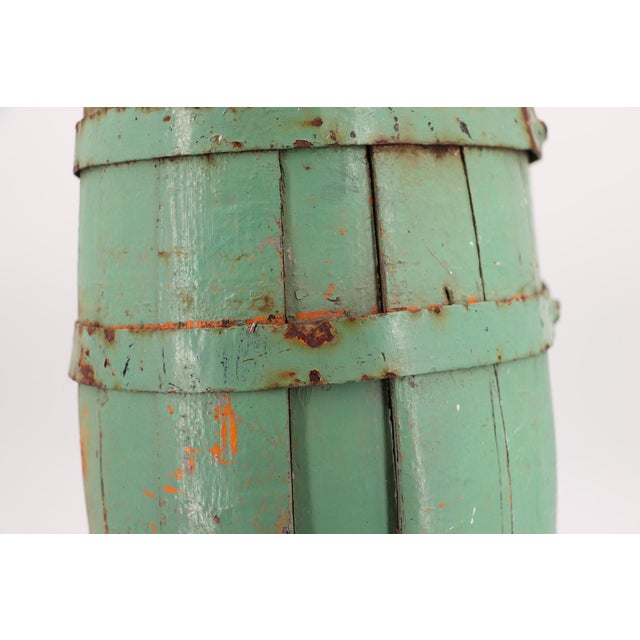 Baroque 18th Century Antique Wine Barrel, Marked Lisboa For Sale - Image 3 of 13