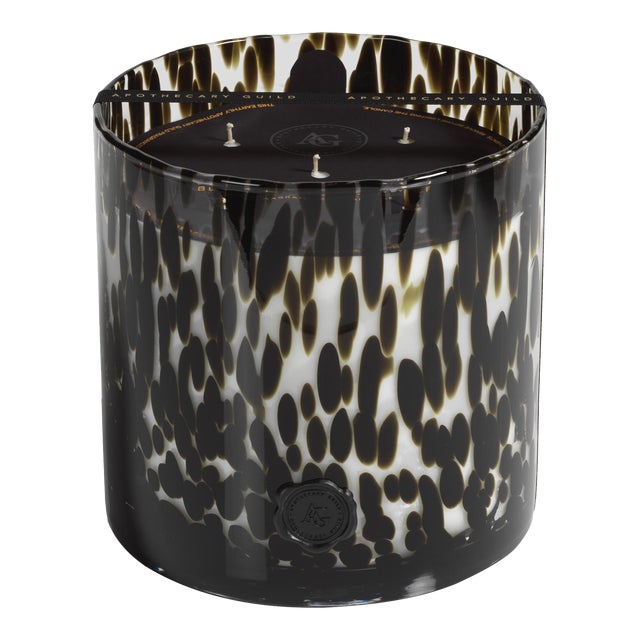 AG Opal Glass 5-Wick Candle Jar, Black Fig Vetiver For Sale